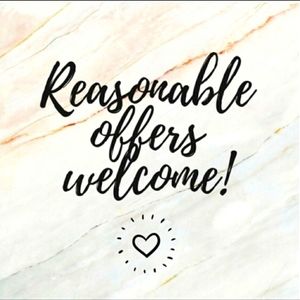 💗 Reasonable Offers Always Considered! 💗